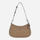 Torebka bagietka damska Guess Noelle HWBG9672180 LGW Brązowa (800070344321) - obraz 1