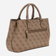 Torebka crossbody damska duża Guess Katya HWSG9652060 LTL Brązowa (800070344346) - obraz 3