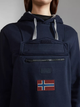 Bluza męska z kapturem Napapijri Burgee NP0A4GJD1761003 L Niebieska (800070311888) - obraz 4