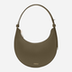 Сумка багет жіноча з натуральної шкіри маленька Furla Delizia WE00649AX07332810S1007 Зелена (800070344809) - зображення 1