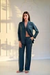 Костюм домашний женский жакет и брюки Komilfo Lilu 2264-3230 XL изумрудный - изображение 3