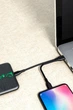 Кабель спліттер USB - 2 Type-C для зарядки та живлення 2A 20см Чорний ( код: A2C-02mB ) - зображення 2
