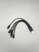 Кабель сплиттер USB - 5 Type-C для зарядки и питания 2A 20см Чёрный ( код: A5C-02mB ) - изображение 4