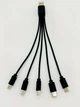 Кабель сплиттер USB - 5 Type-C для зарядки и питания 2A 20см Чёрный ( код: A5C-02mB ) - изображение 10
