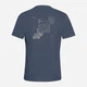 Футболка спортивна довга чоловіча Jack Wolfskin Vonnan Graphic T M A62314-T0330 M Синя (4064886604680) - зображення 3