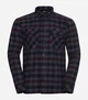 Рубашка хлопковая мужская Jack Wolfskin Baja Flannel Shirt M A65028-T0003 M Сливовая с синим (4064886563949) - изображение 5