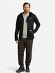Толстовка на флисе, на молнии мужская Jack Wolfskin Peak District Hooded Fz M A65272-6000 S Черная (4064886551076) - изображение 3