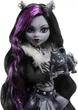 Кукла Monster High Clawdeen Wolf Black and White Reproduction Collectible, and Pet - Монстр Хай Клаудин Вольф, черно-белая с домашним животным (HKN28) - изображение 3