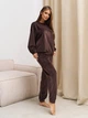 Домашній одяг ISSA PLUS 14327A M темно-коричневий - изображение 2