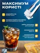 Форма лоток для замораживания и хранения льда большая UnA многоразовые формочки с контейнером крышкой и лопаткой молд для шоколада желе конфет 68 кубиков желтый (221.0001) - изображение 5