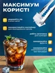 Контейнер для замораживания и хранения льда форма большая UnA многоразовые формочки с крышкой и лопаткой лоток молд для шоколада желе конфет 68 кубиков салатовый (221.0002) - изображение 5