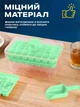 Контейнер для замораживания и хранения льда форма большая UnA многоразовые формочки с крышкой и лопаткой лоток молд для шоколада желе конфет 68 кубиков салатовый (221.0002) - изображение 7