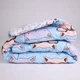 Одеяло хлопковое MirSon Сolor Fun Line Whales №2827 140x205 см Деми (2200006700593) - изображение 1
