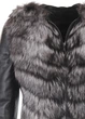 Кожанка с меховой жилеткой VK черная с капюшоном (Арт. D202-3) 48 - изображение 6