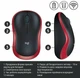 Миша Logitech M185 Red (L910-002237) - изображение 4