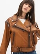 Косуха рыжая VK из натуральной кожи (Арт. LT557- 211) 52 - изображение 5