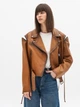 Косуха рыжая VK из натуральной кожи (Арт. LT557- 211) 52 - изображение 4
