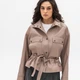 Куртка бежевая VK из натуральной кожи (Арт. LT558-241) 50 - изображение 2