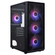 Корпус 1stPlayer FD3-M-BK-4F7 Black без БП - зображення 1