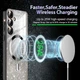 Чехол с блесками, защитными линзами на камеру и MagSafe для Samsung Galaxy S23 FE (Черный / Black) Epik (198218) - изображение 4