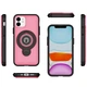 TPU+Textured PC Magnet Epik на Apple iPhone 11 / XR (6.1") Pink - зображення 3