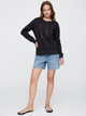 Bluza damska bez kaptura polarowa GAP 800444-08 S Czarna - obraz 3