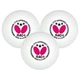 Мячи для настольного тенниса Butterfly R40+ 3* ITTF 3шт. - изображение 2