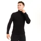 Гольф Pobedov Prestige чоловічий в рубчик приталений 3XL чорний (26485) - зображення 3