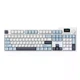 Повнорозмірна механічна бездротова клавітура Ajazz ak35I V3 MAX Avocado switch White-blue ENG+UA - зображення 1