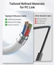 Кабель Syntech USB 3.0 to USB C для Meta Quest 3S/Quest 3/Oculus Quest 2/Pico 4 с питанием, 5м, адаптер USB A/C, белый (M32C2) - изображение 7