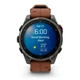 Смарт-годинник Garmin Смарт-часы Garmin Fenix 8 Pro (47 mm) AMOLED Sapphire, титан Carbon Gray DLC с каштановым кожаным ремешком - изображение 6