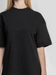 Футболка жіноча W13.15.02.510 чорна з тонкого бавовняного джерсі Arber T-shirt oversize W2 S чорний (W13.02.02.610) - изображение 5