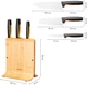 Набор ножей Fiskars Functional Form с бамбуковой подставкой 3 шт (1057553) - изображение 6