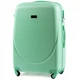 Средний дорожный пластиковый чемодан WINGS K310 2zip M мятный light green - изображение 1