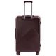 Большой пластиковый чемодан Wings WN01 L бордовый wine red - изображение 2