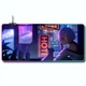 Игровая поверхность, коврик для мыши с RGB-подсветкой 80x30 см Киберпанк (025) - изображение 1