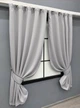 Комплект коротких штор VR-Textil Блэкаут двусторонний Eclipsе № 1791ш Светло-серый 130х170 см 2 шт (35-0393) - изображение 2