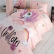 Покривало стьобане Aran Clasy Pink Dreams V-1 Pudra 180х240 з наволочкою - зображення 3