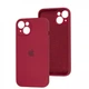 Чехол Fiji Silicone Case Full Camera для Apple iPhone 14 бампер накладка с защитой камеры Rose Red - изображение 1