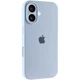 Чехол Fiji Silicone Case Full Camera для Apple iPhone 16 бампер накладка с защитой камеры Sierra Blue - изображение 1