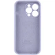 Чехол Fiji Silicone Case Full Camera для Apple iPhone 16 Pro Max бампер накладка с защитой камеры Lavender Grey - изображение 2