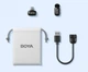 Беспроводной петличный мини микрофон Boya mini-17 с разьемом Type-C для Android iPhone 15, 16, 17, Air, Pro, Pro Max Черный - изображение 3