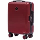 Маленький пластиковый чемодан на 4 колесах WINGS PC565 S бордовый wine red - изображение 1