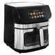 Аэрогриль мультипечь iHunt BRO Air Fryer II Ultra 9 л, двойной нагрев (верхний + нижний), 2200 Вт, 10 программ, сенсорное управление, антипригарное покрытие - изображение 7
