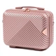 Мини пластиковый чемодан кейс ручная кладь WINGS WN01 XS розовый rose red - изображение 1
