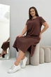 Жіноча трикотажна сукня Бейн RiMari 44 Шоколадний (rm22404) - зображення 7