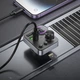 Автомобильное зарядное устройство Hoco E86, 2 USB/Type-C, 48W PD, QC 30W, c дисплеем и FM-модулятором, black - изображение 8