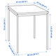 Стіл, кухонний стіл, чорний, 67x67см, IKEA SANDSBERG 594.204.00 - изображение 6