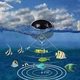 Беспроводной эхолот Lucky Fish Finder XJ-01 для рыбалки с цветным LCD дисплеем красный - изображение 6