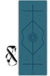 Премиальный коврик для йоги каучуковий Lita Comfort PU+coconut Marking Indigo Yoga mat синий 183х68х0,5 см - изображение 1
